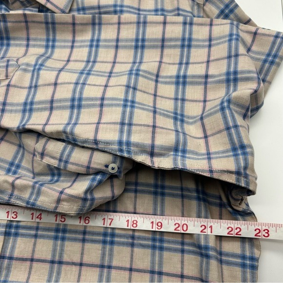 Untuckit Avesso WF Plaid Slim Fit Wrinkle Free Long Sleeve Button Shirt XL - Picture 8 of 8